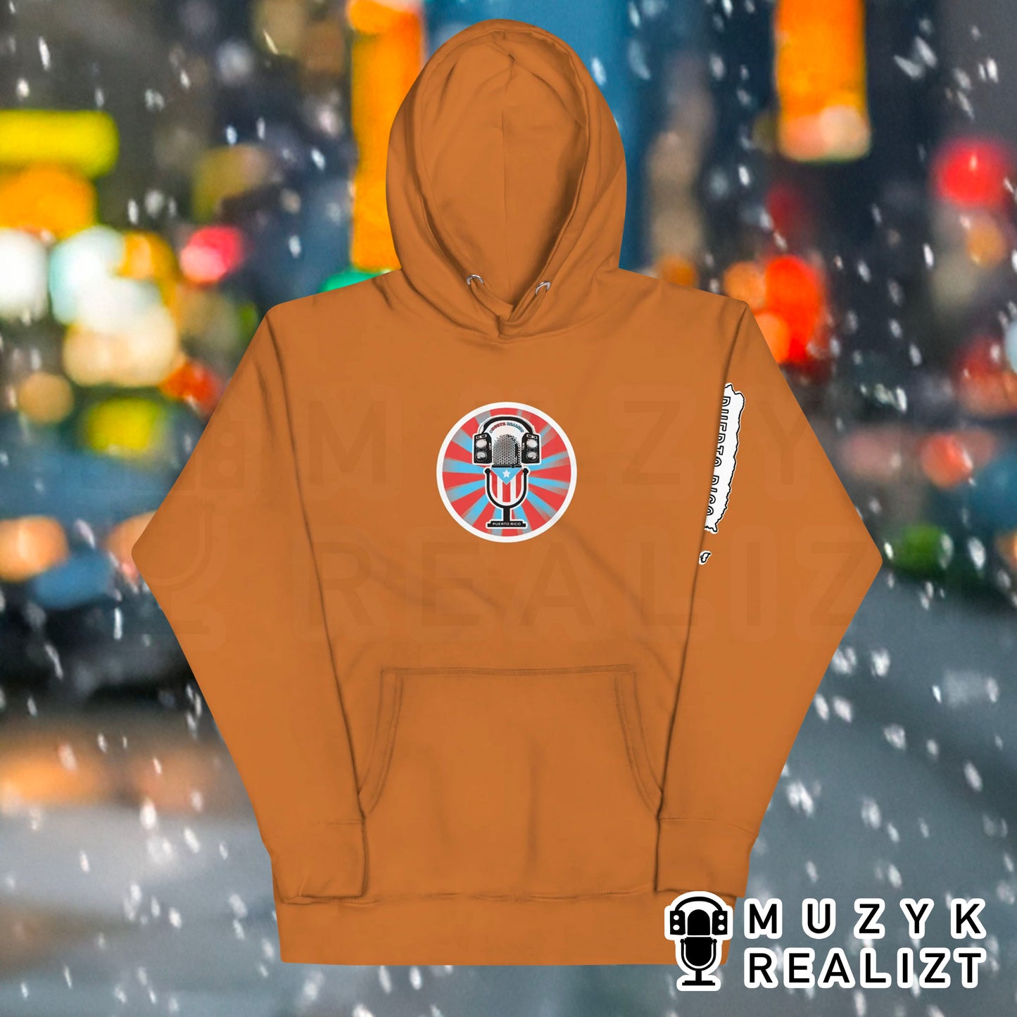 Feedback Mic Puerto Rico Unisex Hoodie