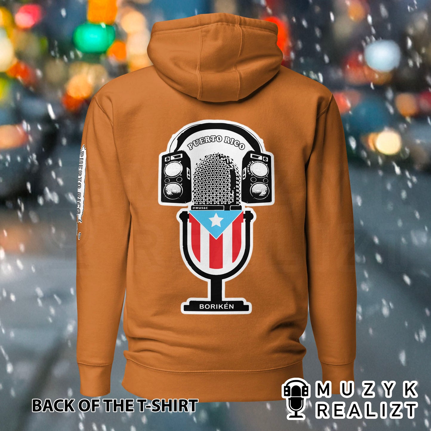 Feedback Mic Puerto Rico Unisex Hoodie