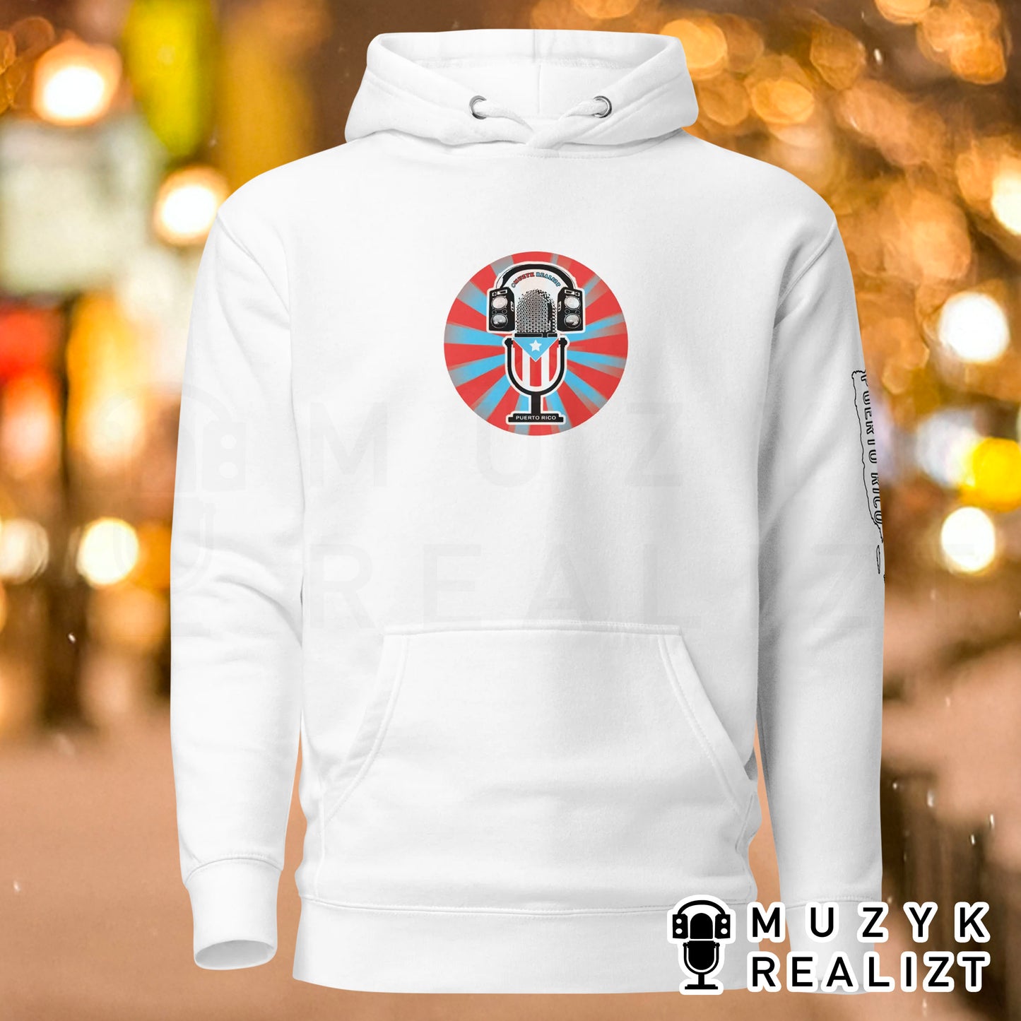 Feedback Mic Puerto Rico Unisex Hoodie