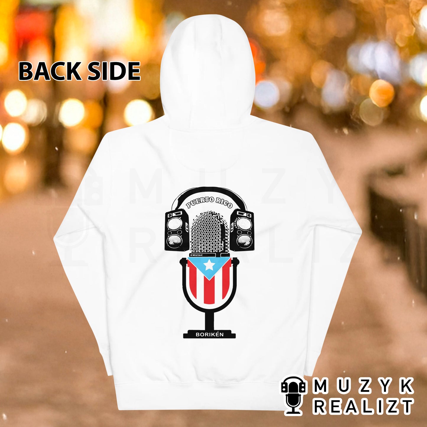 Feedback Mic Puerto Rico Unisex Hoodie