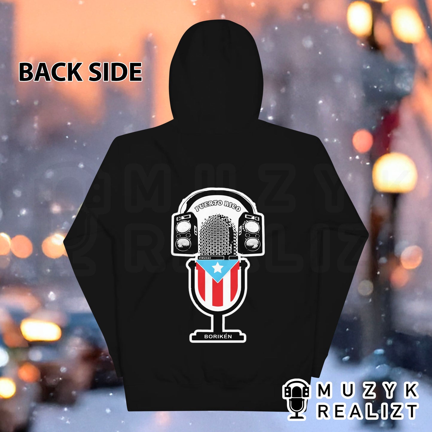 Feedback Mic Puerto Rico Unisex Hoodie
