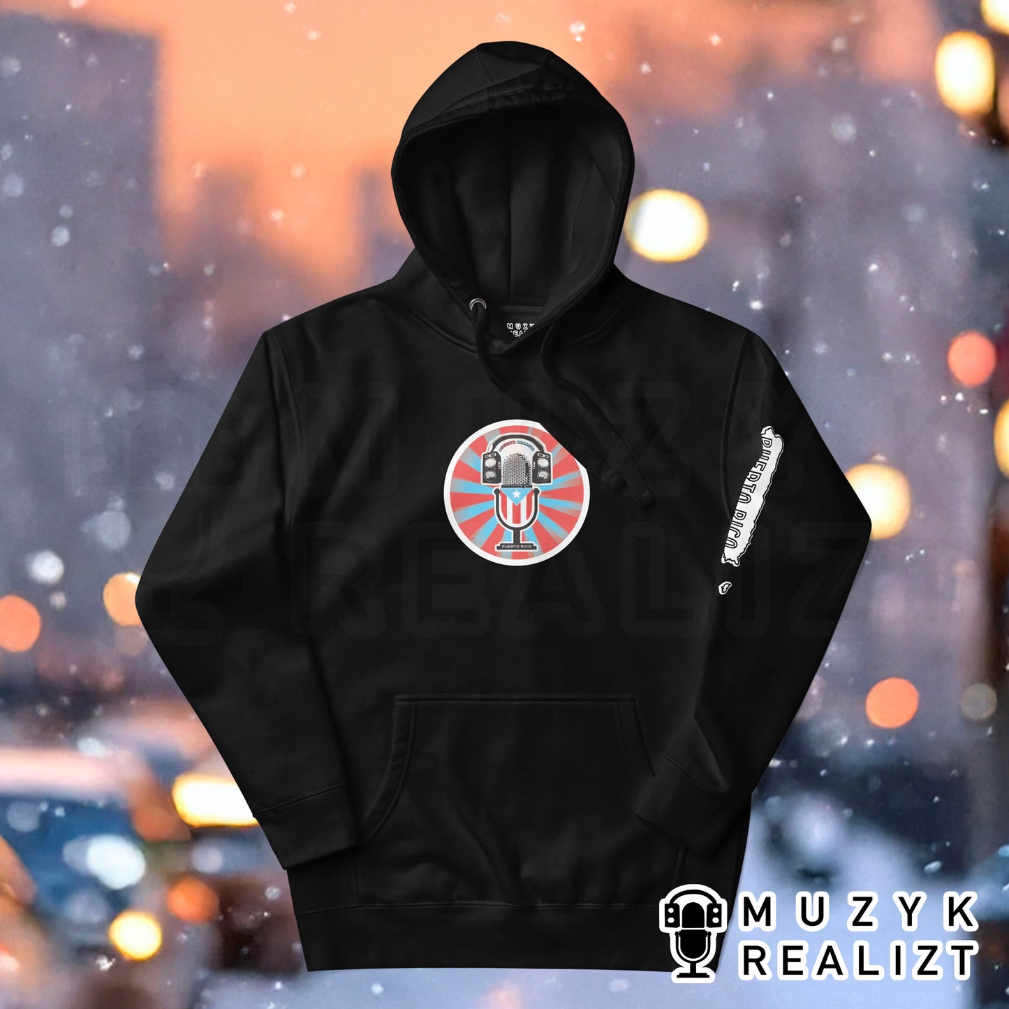 Feedback Mic Puerto Rico Unisex Hoodie