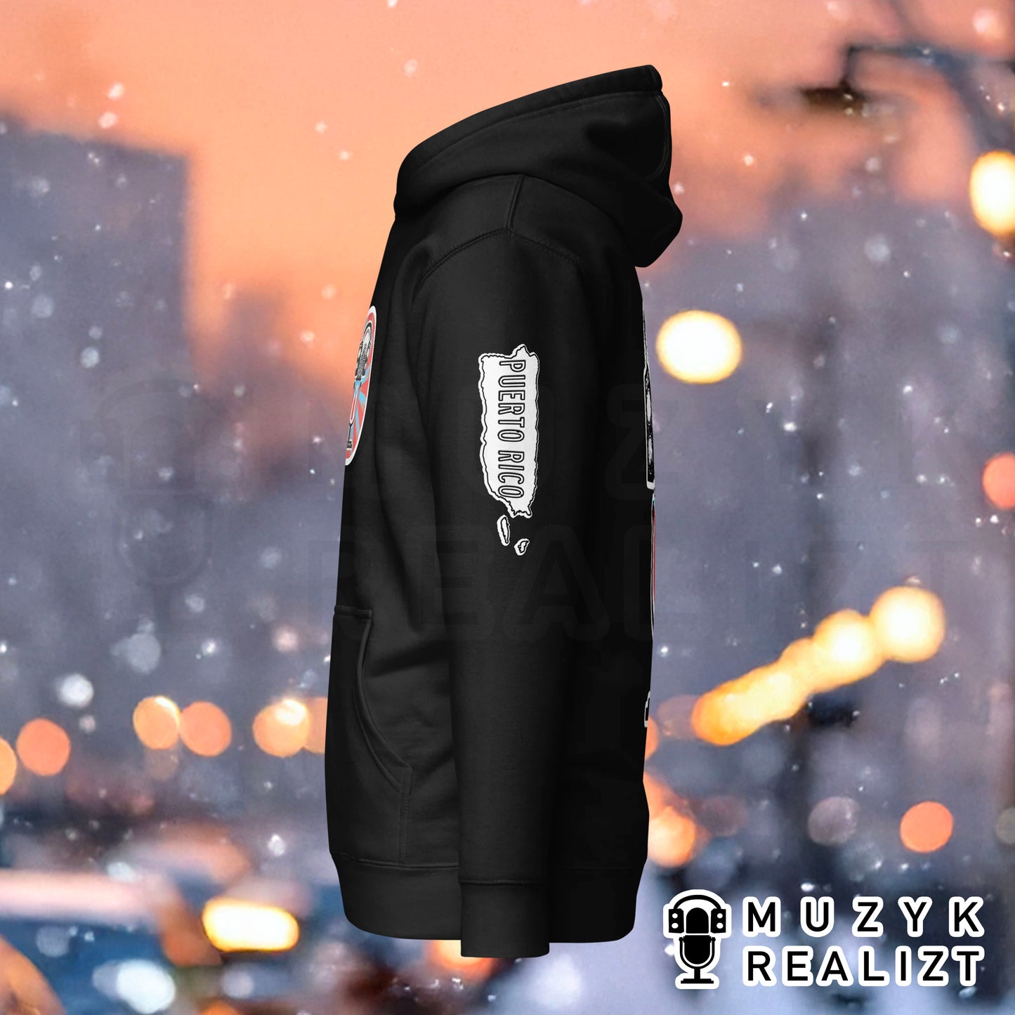 Feedback Mic Puerto Rico Unisex Hoodie