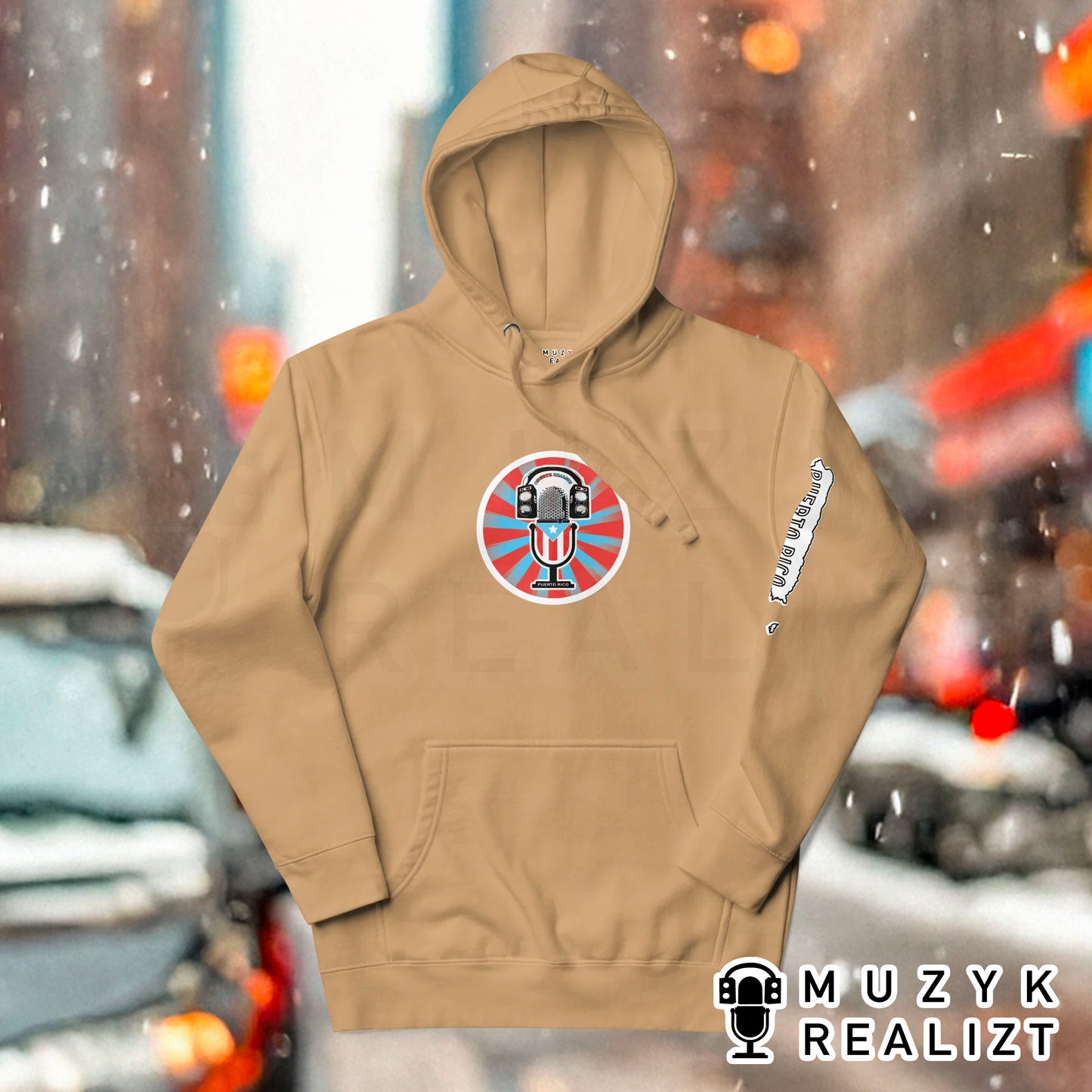 Feedback Mic Puerto Rico Unisex Hoodie