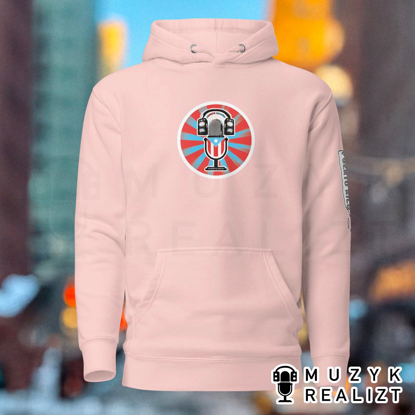 Feedback Mic Puerto Rico Unisex Hoodie