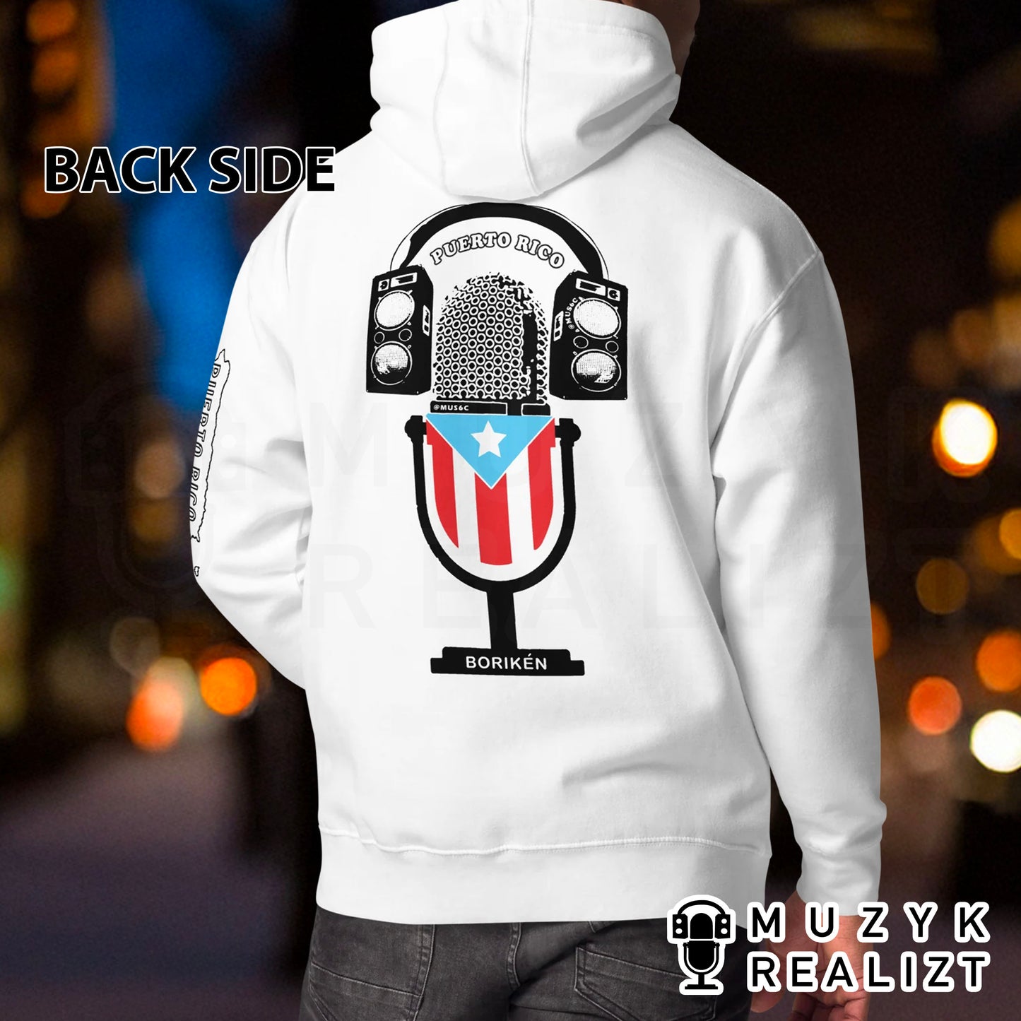 Feedback Mic Puerto Rico Unisex Hoodie